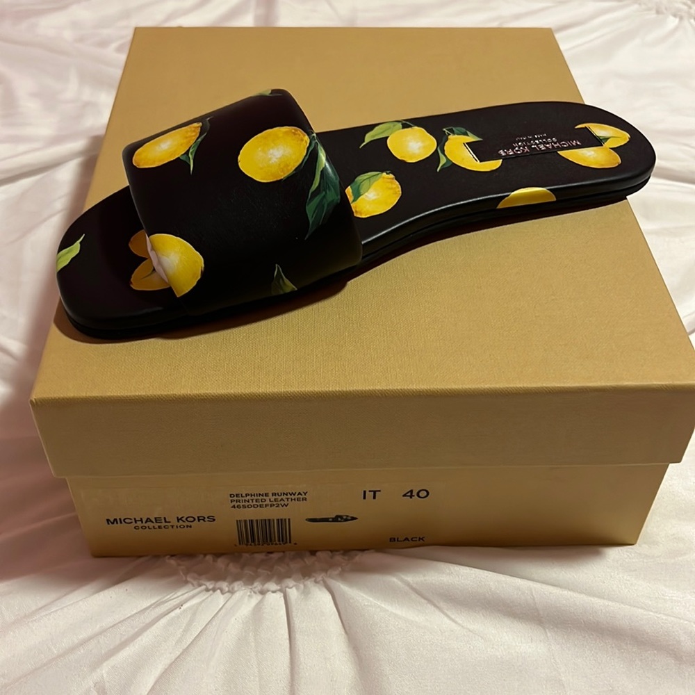 michael kors collection sandals NWT